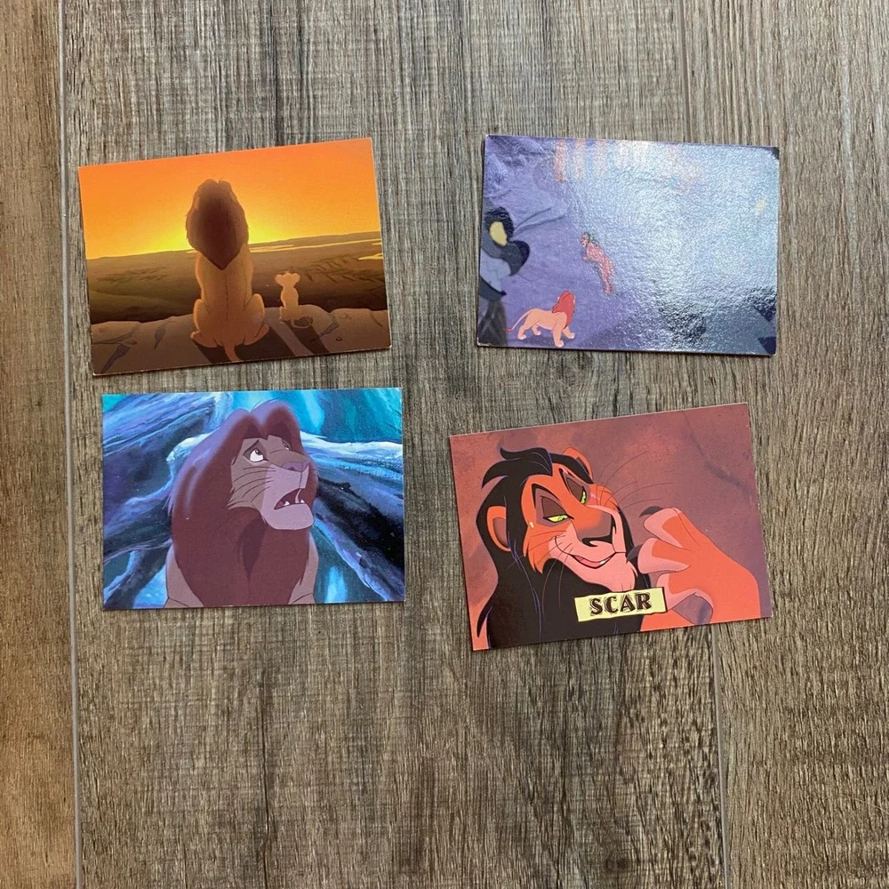 Vintage 1994 SkyBox Disney The Lion King Trading Card Lot 10 Cards Simba Scar